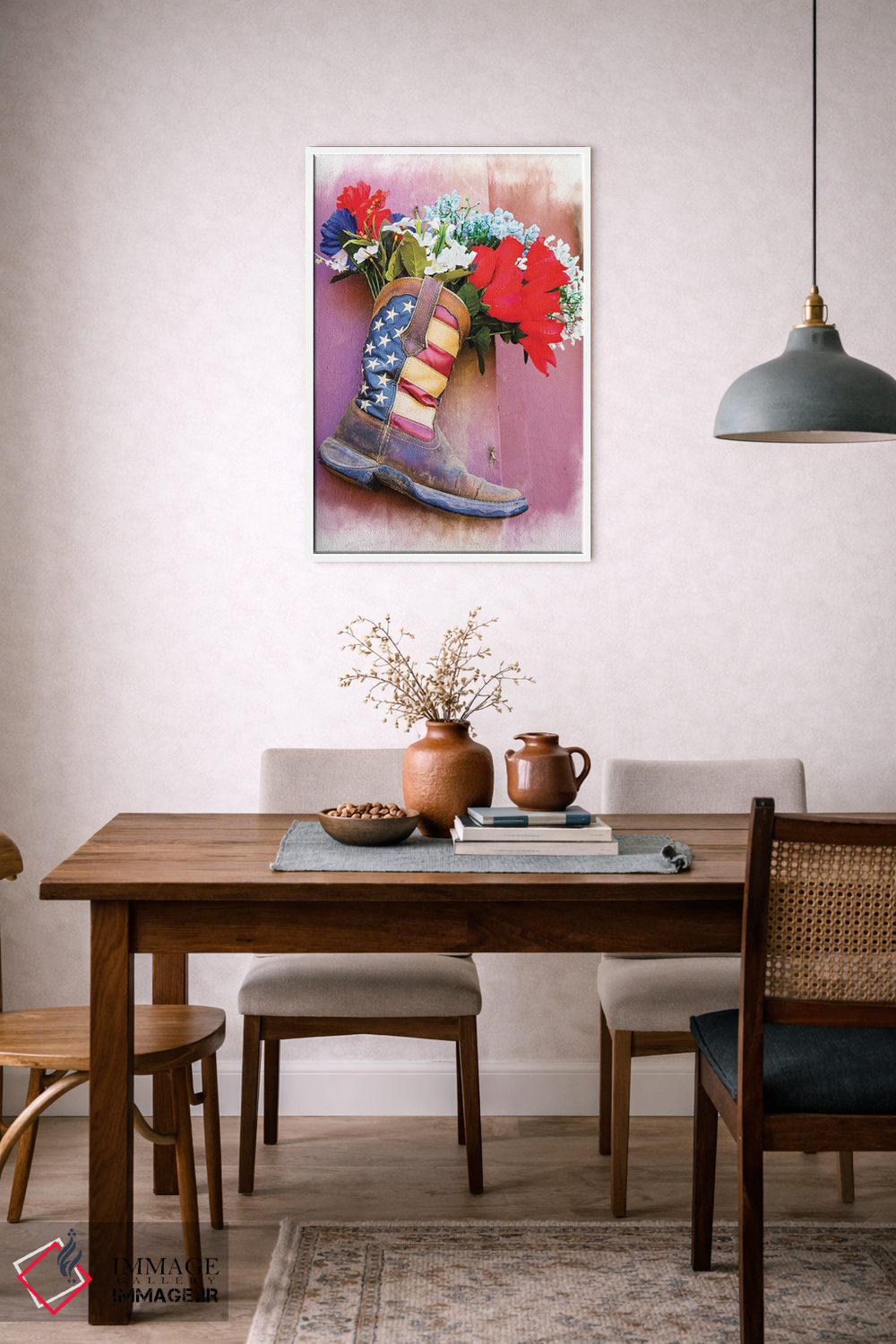 تابلو دکوراتیو چکمه اثر جری کوارت - D4W