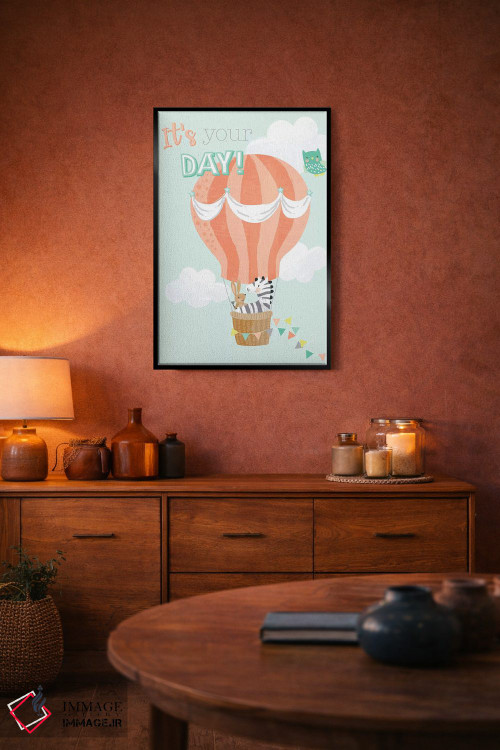 تابلو دکوراتیو ماجراجویی کودکانه III اثر جنیفر اللوری - D6B