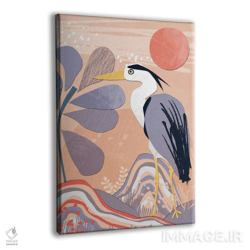 تابلو دکوراتیو کلاژ ساحلی دو اثر جنیفر اللوری - نمای پرسپکتیو محصول