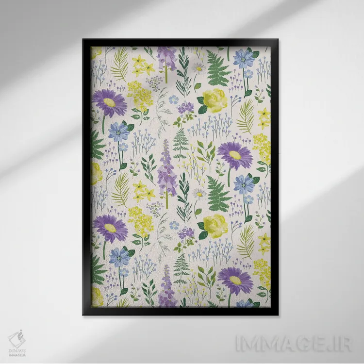 تابلو دکوراتیو گیاه شناس II اثر جنیفر اللوری - نمای قابدار مشکی