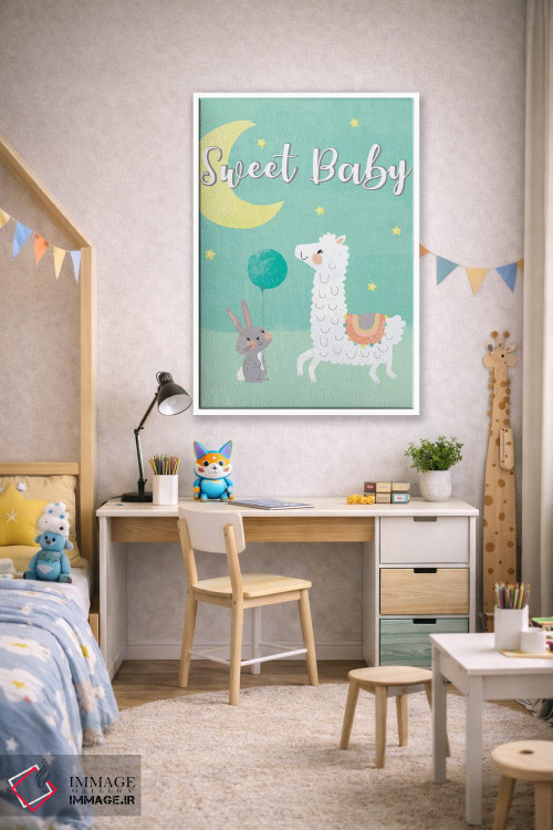 تابلو دکوراتیو ماجراجویی کودکانه IV اثر جنیفر اللوری - D1W