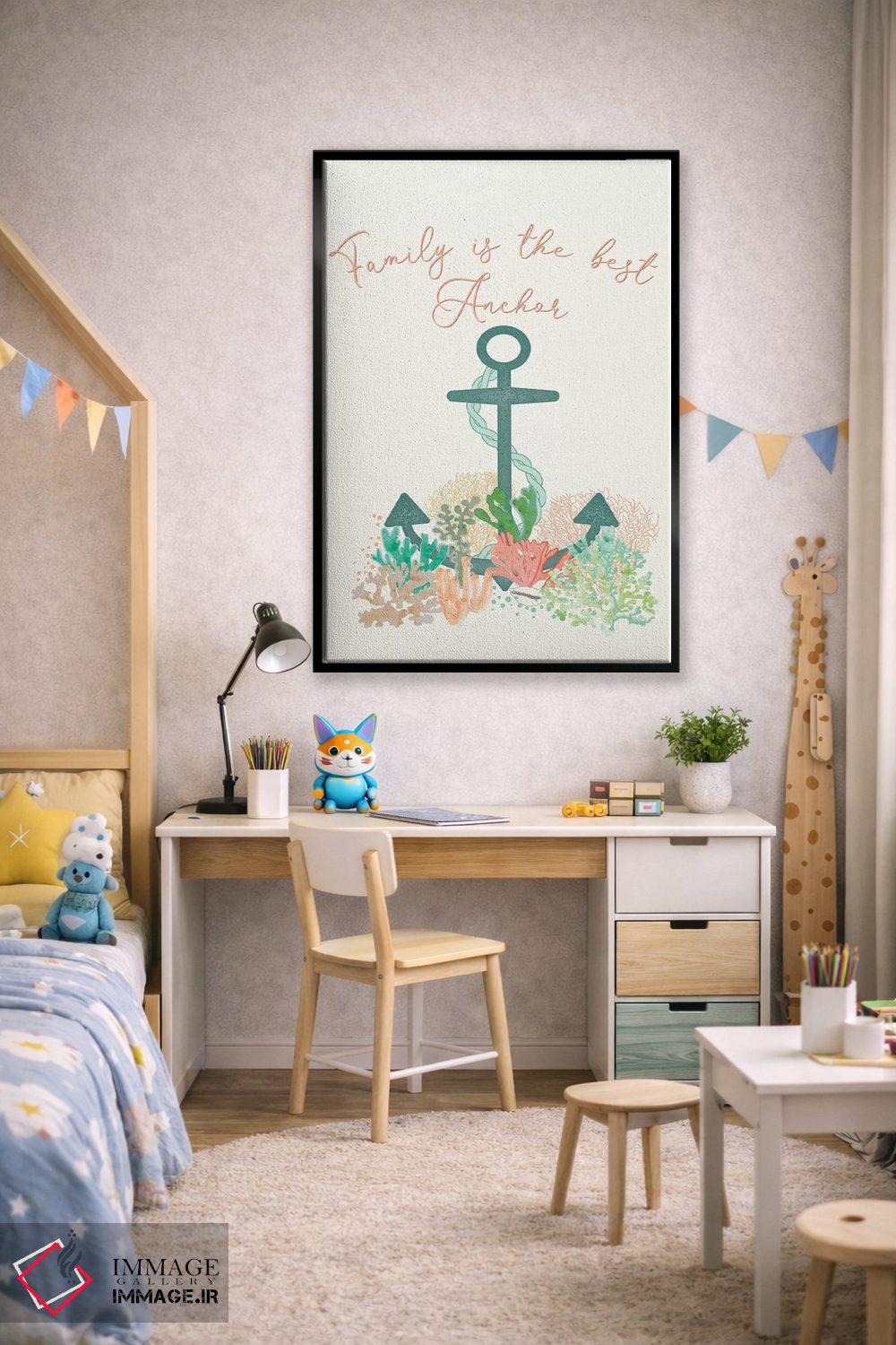 تابلو دکوراتیو نسیم ساحلی II اثر جنیفر اللوری - D2B