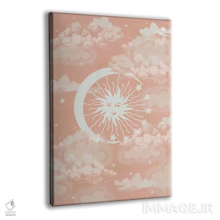 تابلو دکوراتیو قبیله هنرمند اثر جنیفر اللوری - نمای پرسپکتیو محصول