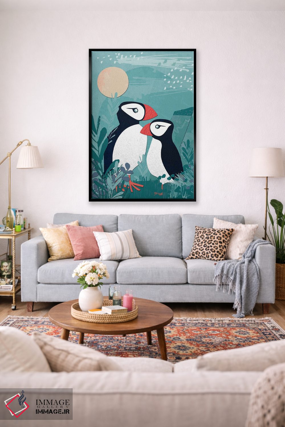 تابلو دکوراتیو کلاژ ساحلی یک اثر جنیفر اللوری - D2B