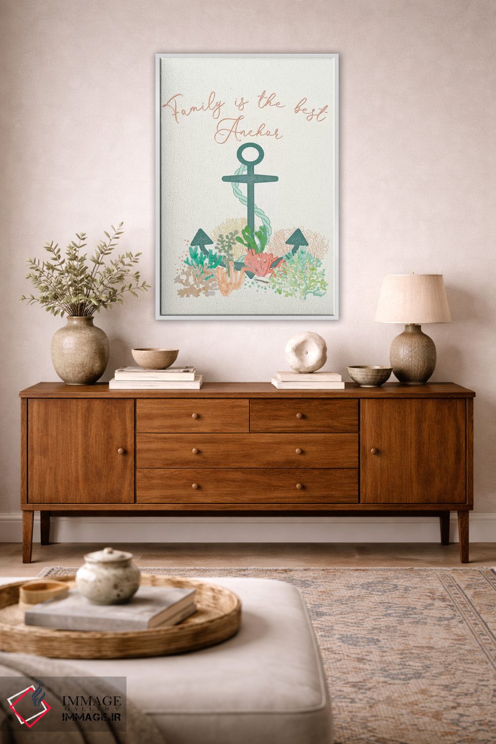 تابلو دکوراتیو نسیم ساحلی II اثر جنیفر اللوری - D4W