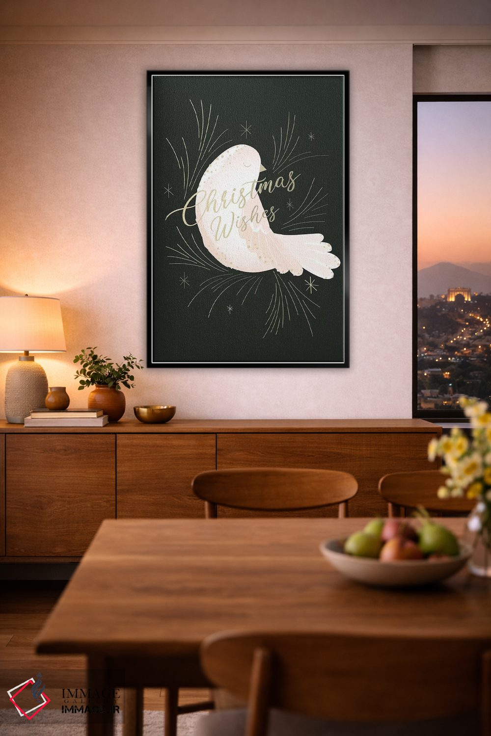 تابلو دکوراتیو کریسمس شیک II اثر جنیفر اللوری - D2B