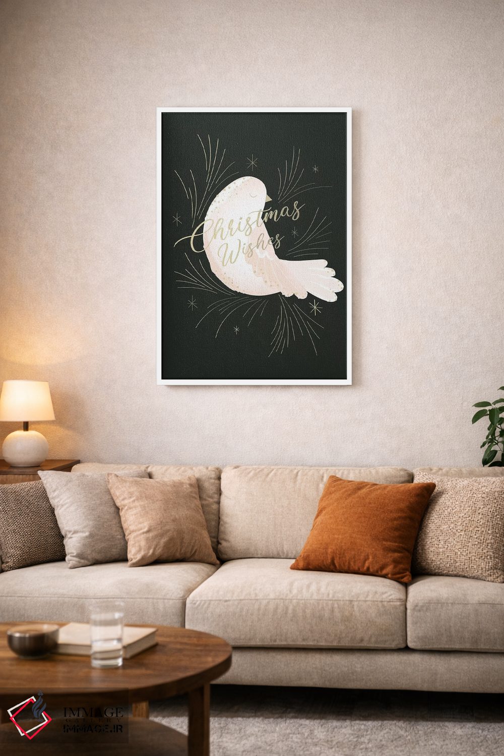 تابلو دکوراتیو کریسمس شیک II اثر جنیفر اللوری - D3W