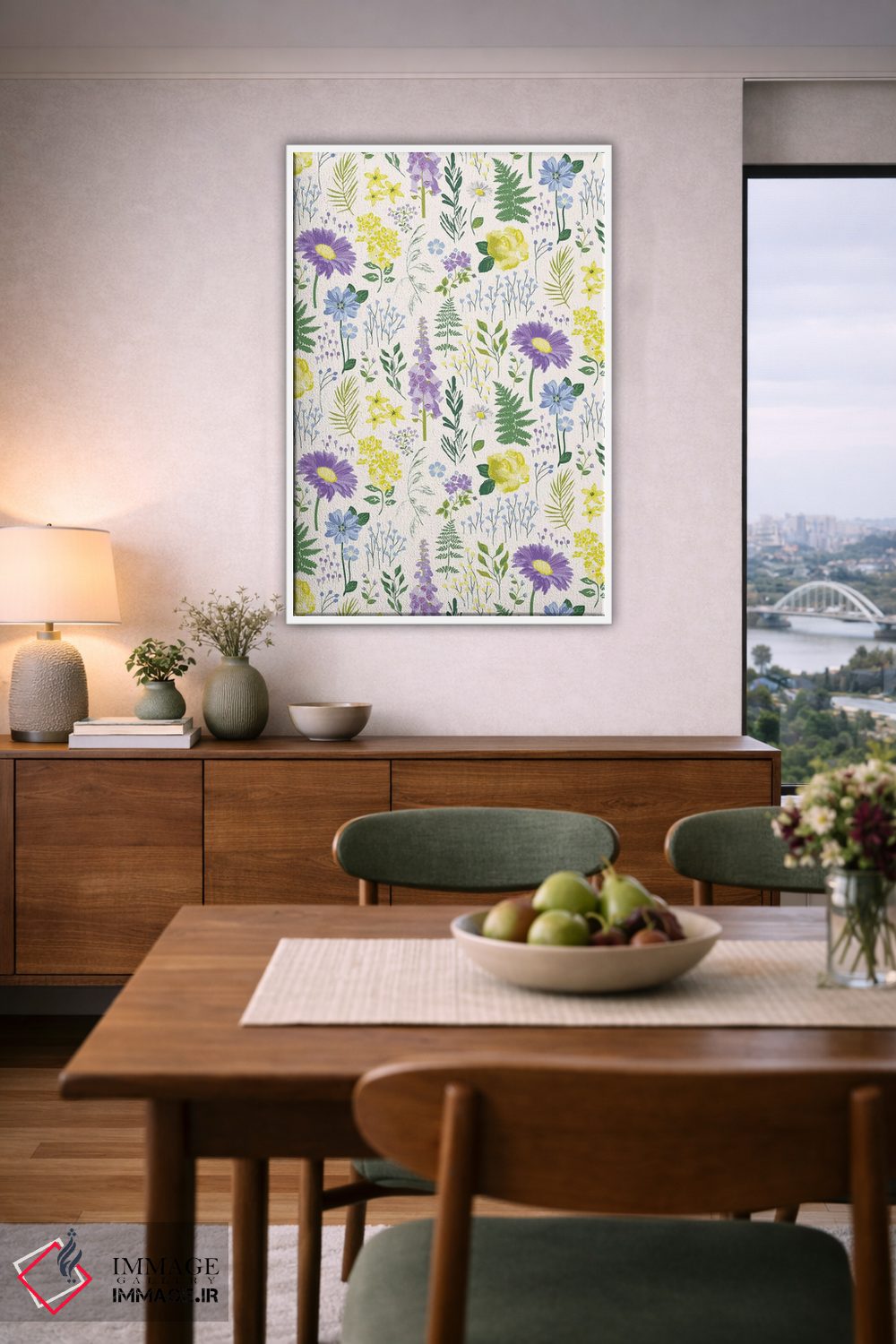 تابلو دکوراتیو گیاه شناس II اثر جنیفر اللوری - D5W