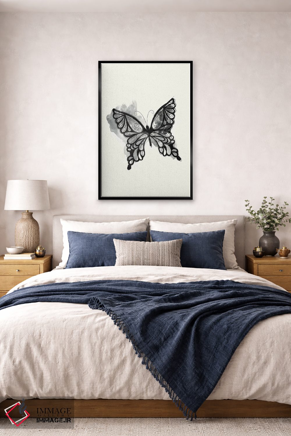 تابلو مدرن زیبایی سیاه اثر جنیفر اللوری - D6B