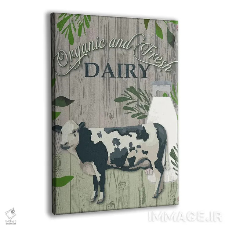 تابلو مدرن از مزرعه تا سفره یک اثر جنیفر اللوری - نمای پرسپکتیو محصول