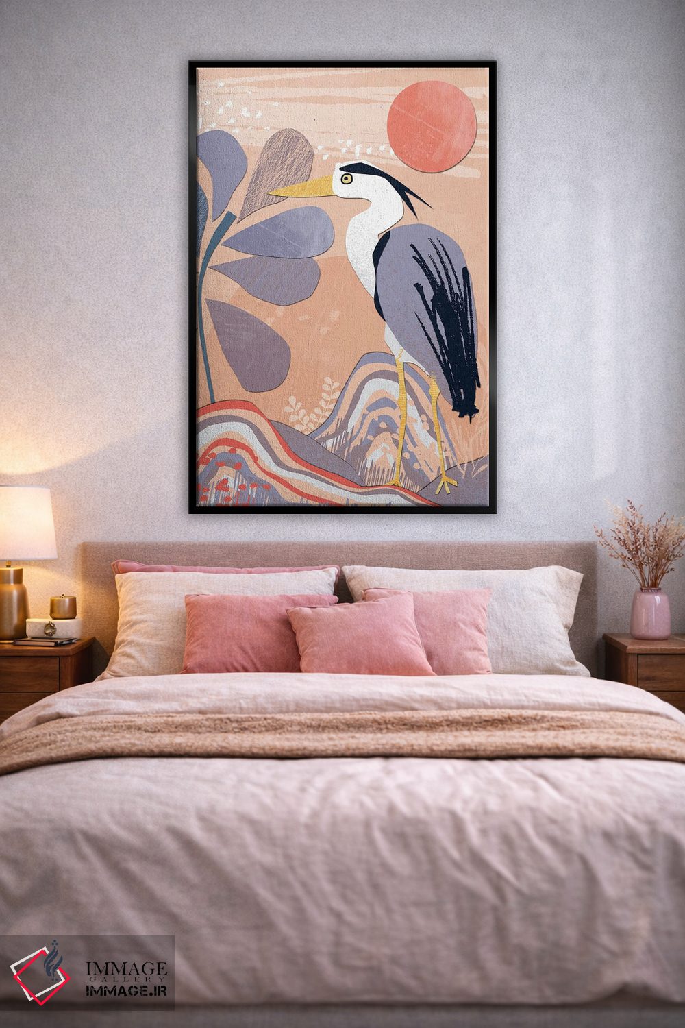 تابلو دکوراتیو کلاژ ساحلی دو اثر جنیفر اللوری - D2B