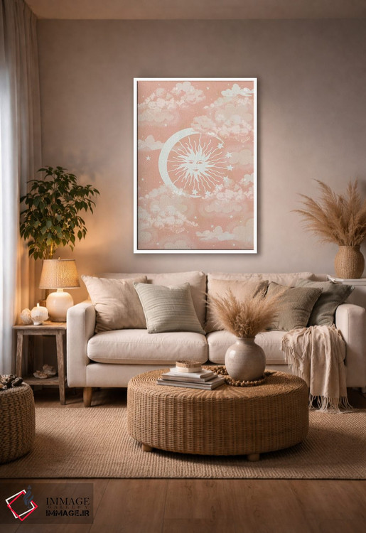 تابلو دکوراتیو قبیله هنرمند اثر جنیفر اللوری - D2W