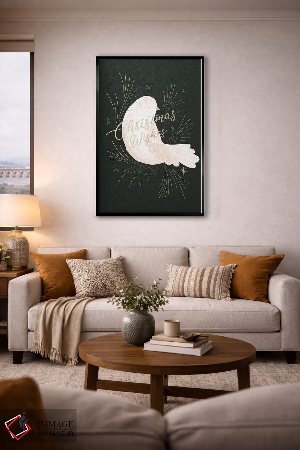 تابلو دکوراتیو کریسمس شیک II اثر جنیفر اللوری - D6B