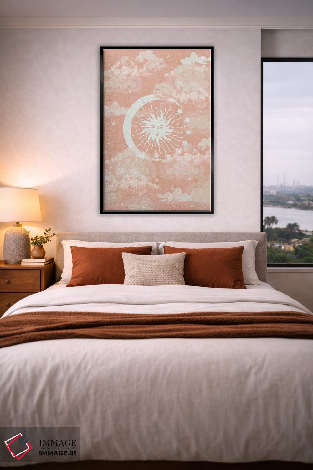 تابلو دکوراتیو قبیله هنرمند اثر جنیفر اللوری - D4B