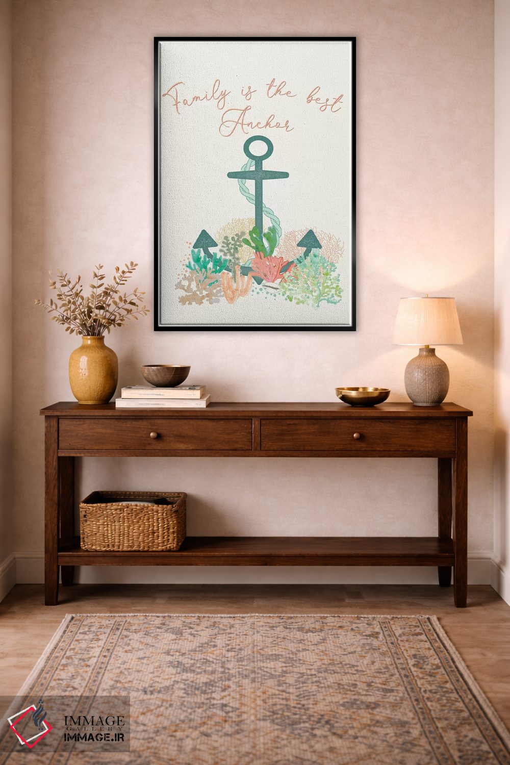 تابلو دکوراتیو نسیم ساحلی II اثر جنیفر اللوری - D6B