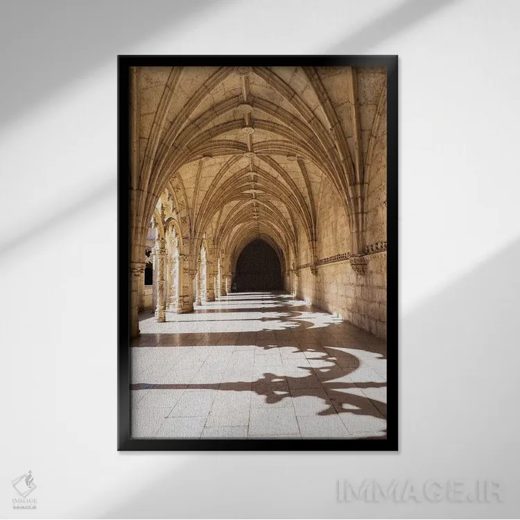 تابلو دکوراتیو Jeronimos Monastery, A UNESCO World Heritage Site, Lisbon, Po… اثر جولی اگرز - نمای قابدار مشکی