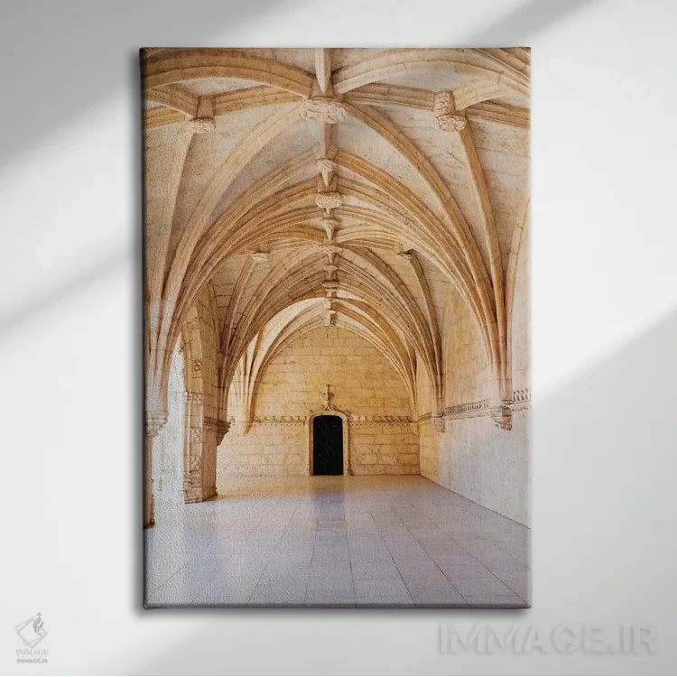تابلو دکوراتیو Jeronimos Monastery, A UNESCO World Heritage Site, Lisbon, Po… اثر جولی اگرز - نمای روبهرو روی دیوار