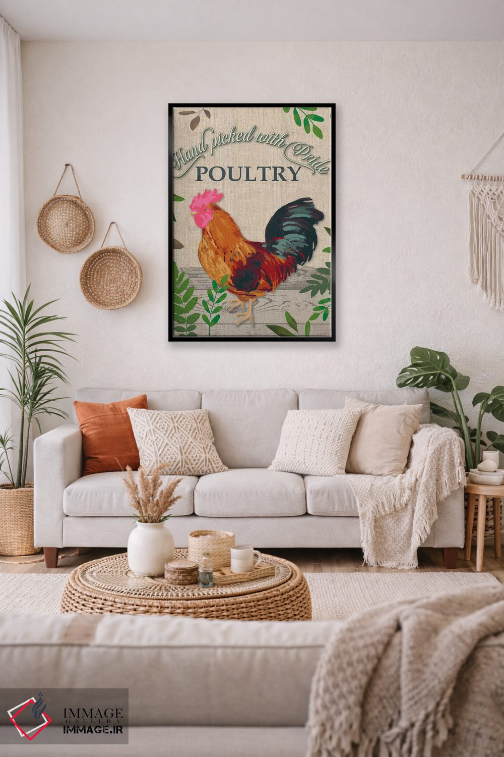 تابلو مدرن از مزرعه تا سفره دو اثر جنیفر اللوری - D4B