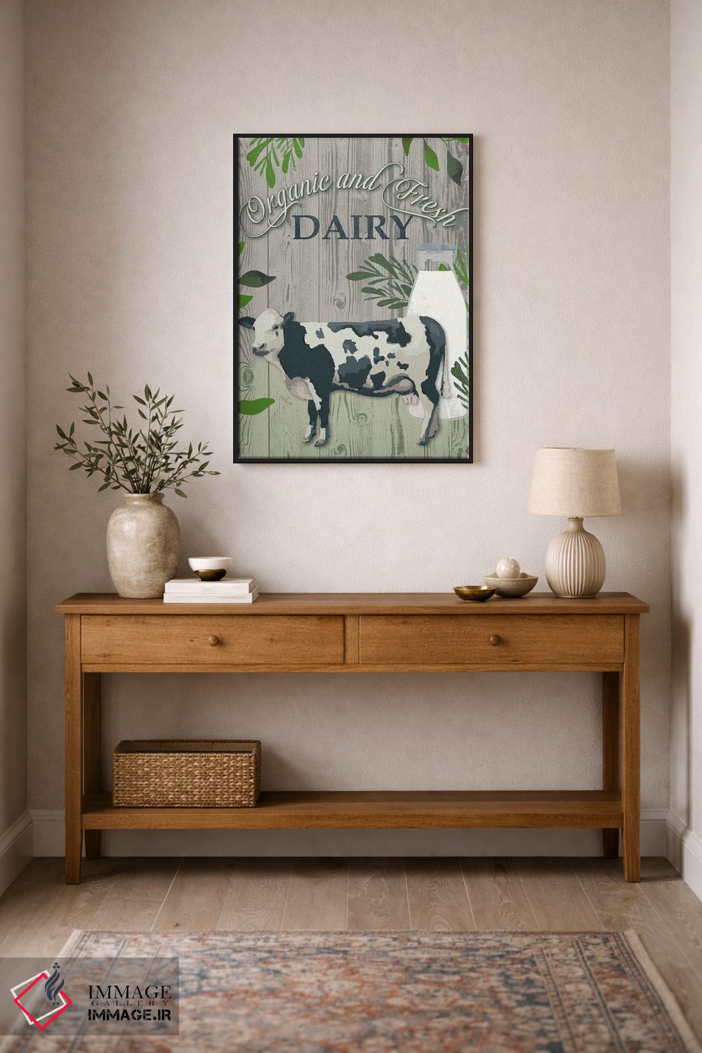 تابلو مدرن از مزرعه تا سفره یک اثر جنیفر اللوری - D2B