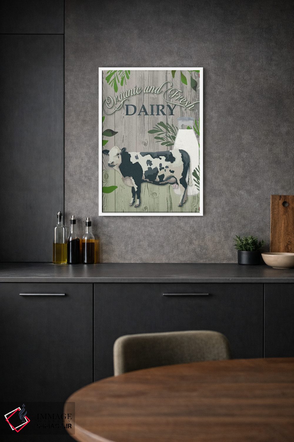 تابلو مدرن از مزرعه تا سفره یک اثر جنیفر اللوری - D1W