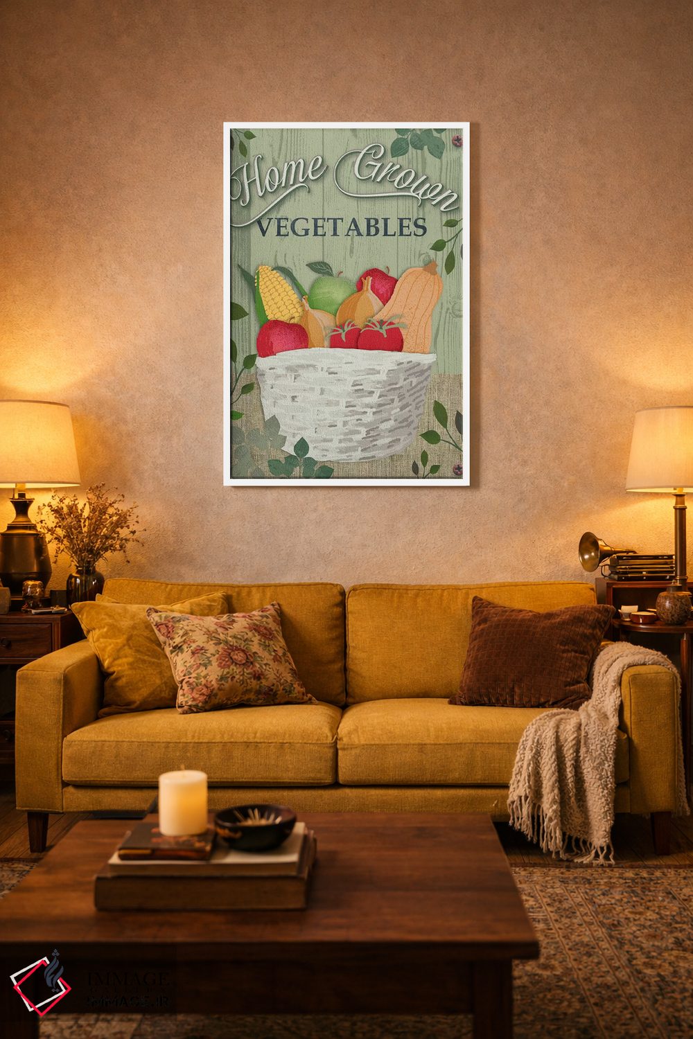 تابلو دکوراتیو از مزرعه تا سفره سه اثر جنیفر اللوری - D2W