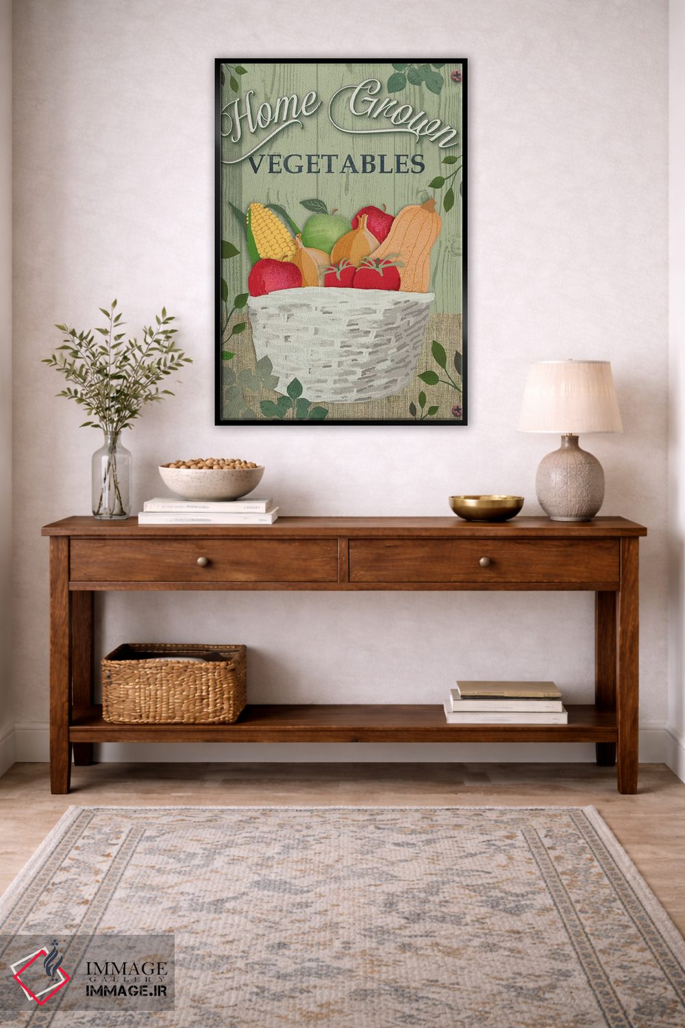 تابلو دکوراتیو از مزرعه تا سفره سه اثر جنیفر اللوری - D4B