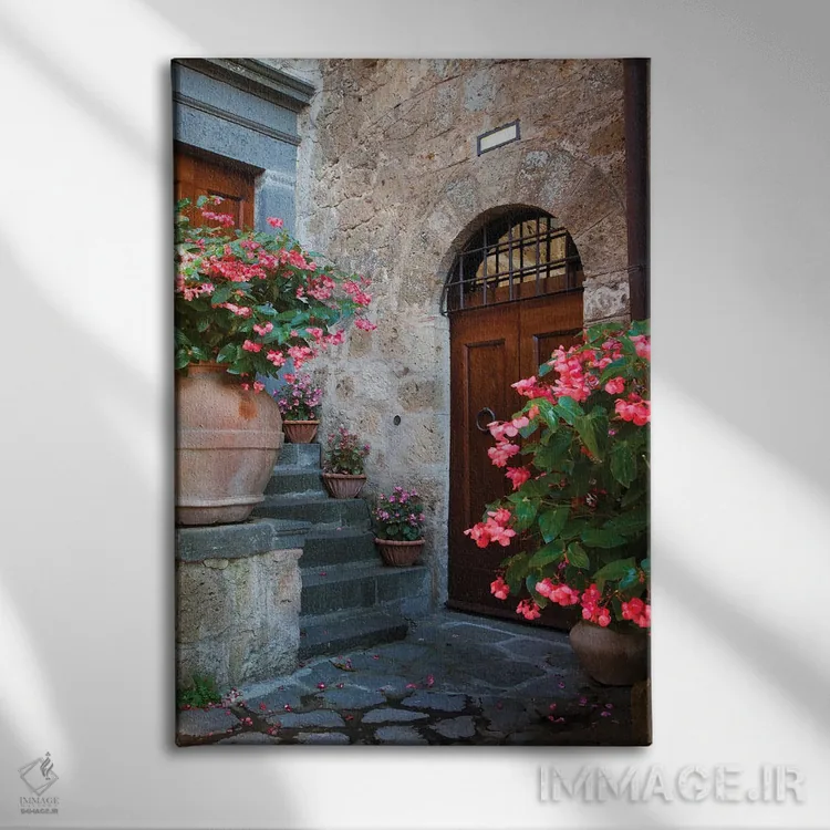 تابلو دکوراتیو Tuscany In And Around The Medieval Hilltown Of Civita Di Bagn… اثر جولی اگرز - نمای روبهرو روی دیوار
