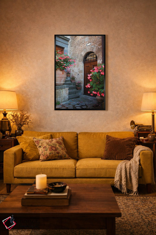 تابلو دکوراتیو Tuscany In And Around The Medieval Hilltown Of Civita Di Bagn… اثر جولی اگرز - D4B