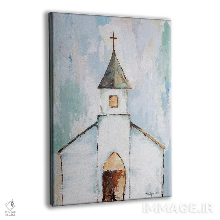 تابلو مدرن نزدیک صلیب اثر جنیفر هولدن - نمای پرسپکتیو محصول