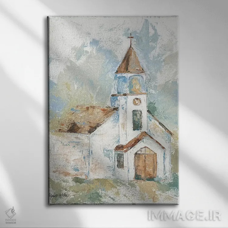 تابلو مدرن اطمینان مبارک اثر جنیفر هولدن - نمای روبهرو روی دیوار