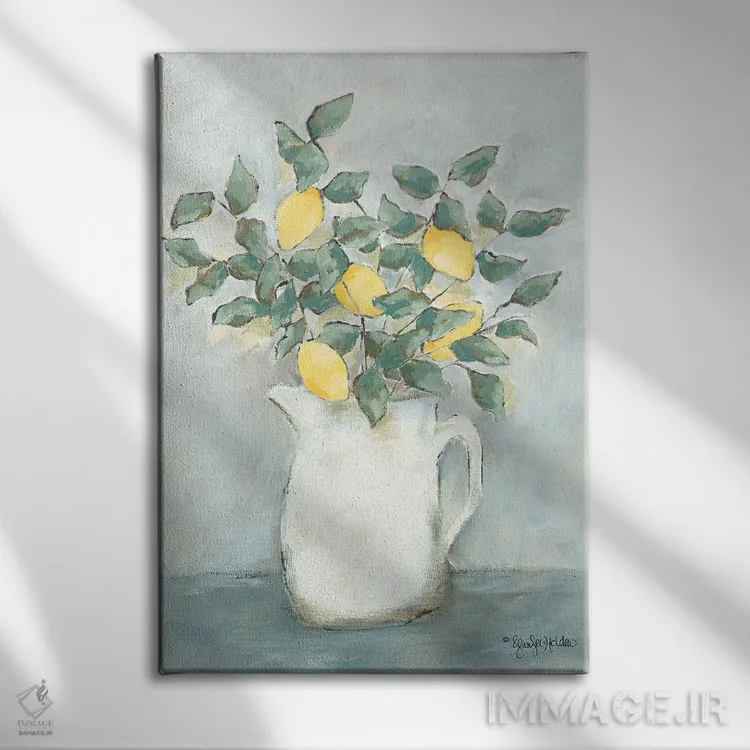 تابلو مدرن تازه چیده اثر جنیفر هولدن - نمای روبهرو روی دیوار