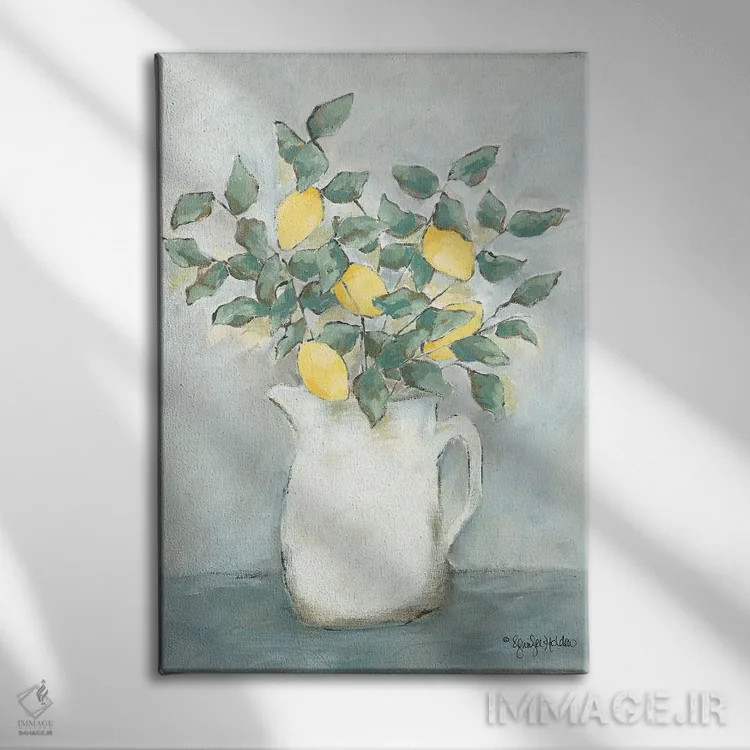 تابلو مدرن تازه چیده اثر جنیفر هولدن - نمای روبهرو روی دیوار