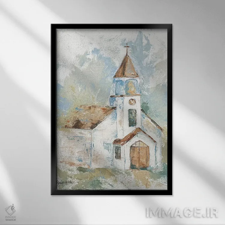 تابلو مدرن اطمینان مبارک اثر جنیفر هولدن - نمای قابدار مشکی