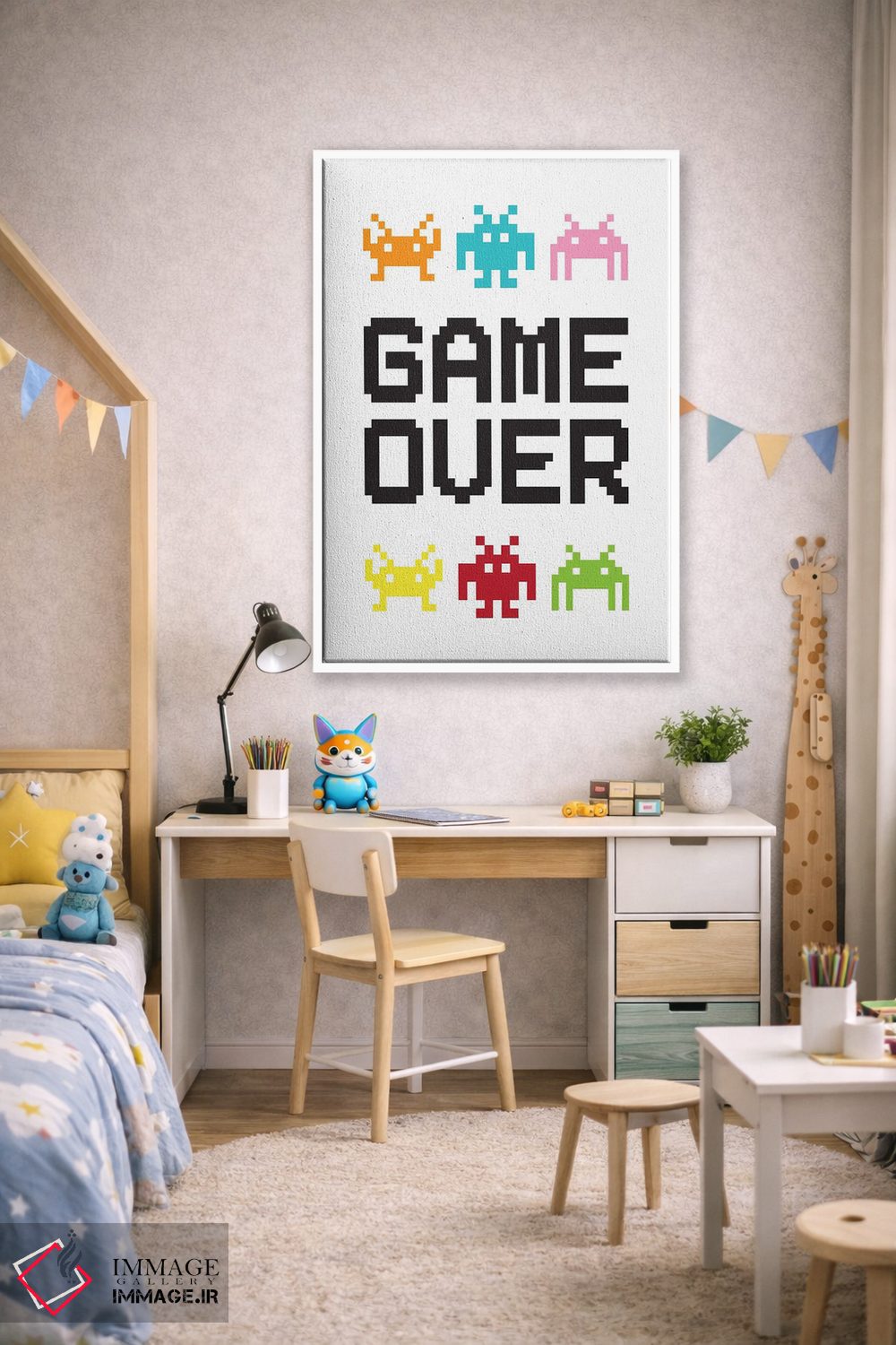 تابلو دکوراتیو پایان بازی دو اثر جنیفر مک کالی - D1W