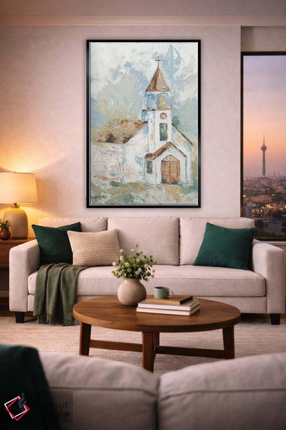 تابلو مدرن اطمینان مبارک اثر جنیفر هولدن - D1B