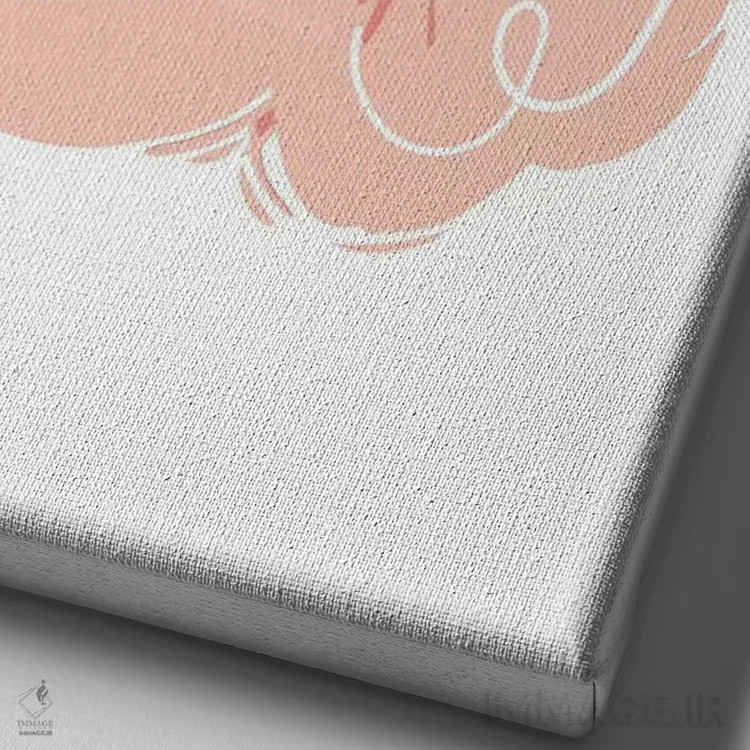 تابلو دکوراتیو گل های یاقوت کبود اثر ژان کلی - نمای نزدیک بافت بوم