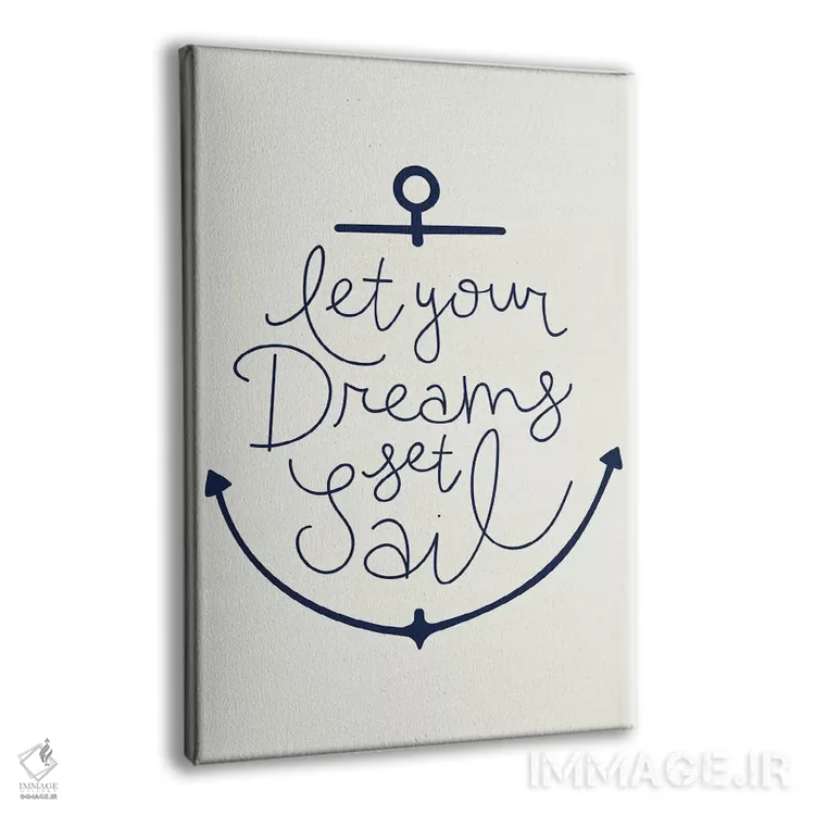 تابلو دکوراتیو دریایی ۲ اثر ژان کلی - نمای پرسپکتیو محصول