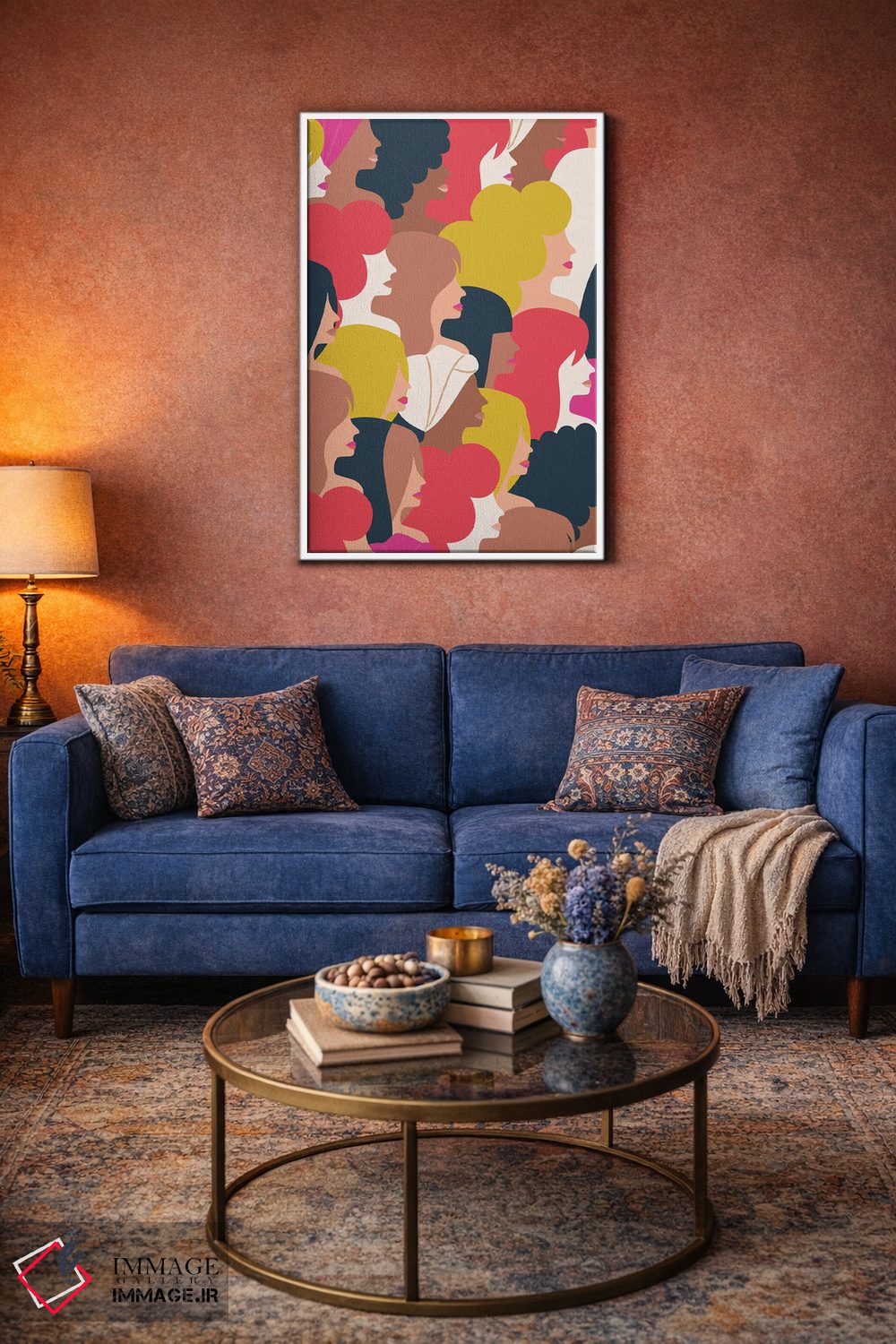 تابلو دکوراتیو تنوع زمینی اثر ژان کلی - D3W