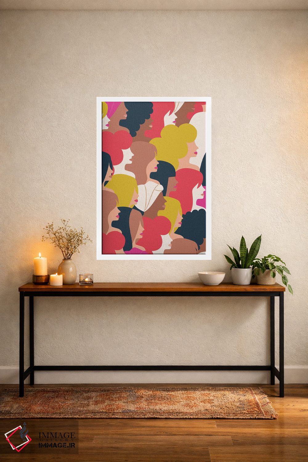 تابلو دکوراتیو تنوع زمینی اثر ژان کلی - D4W