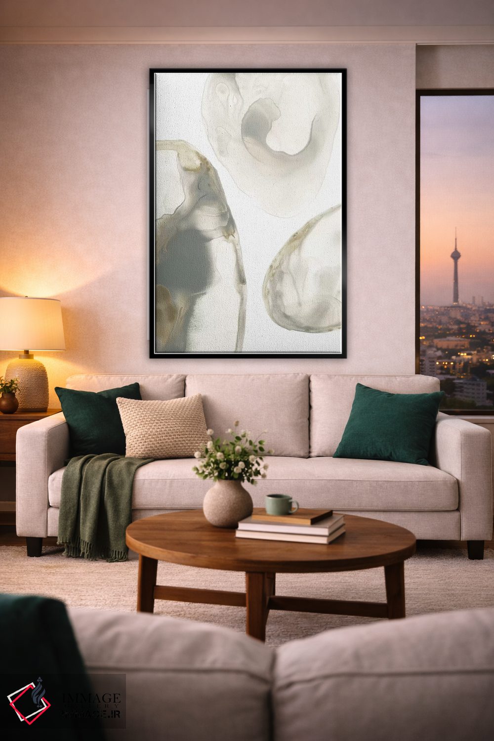 تابلو مینیمال ژئود طبیعی ۳ اثر جون اریکا وس - D2B