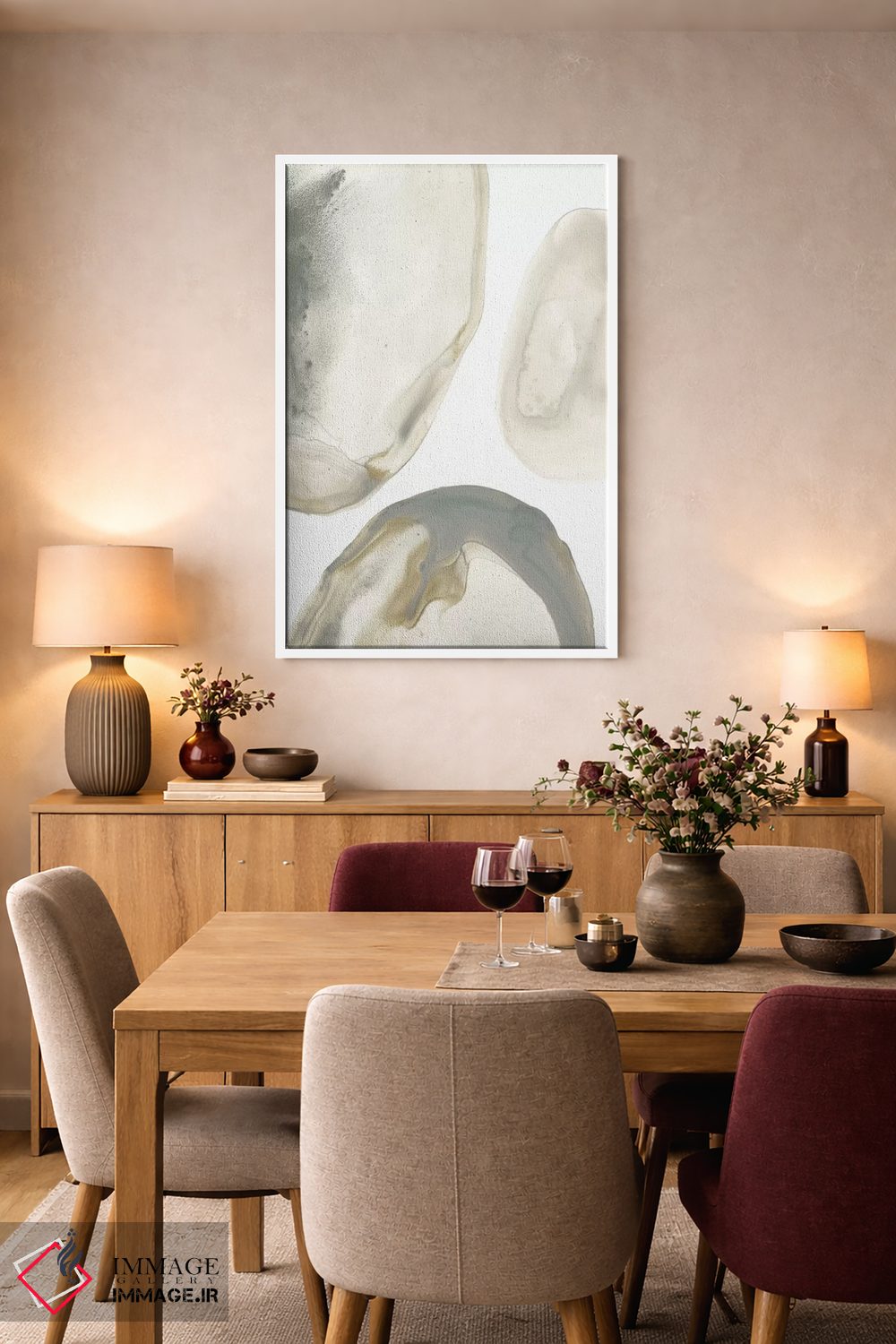 تابلو مینیمال ژئود طبیعی ۲ اثر جون اریکا وس - D5W
