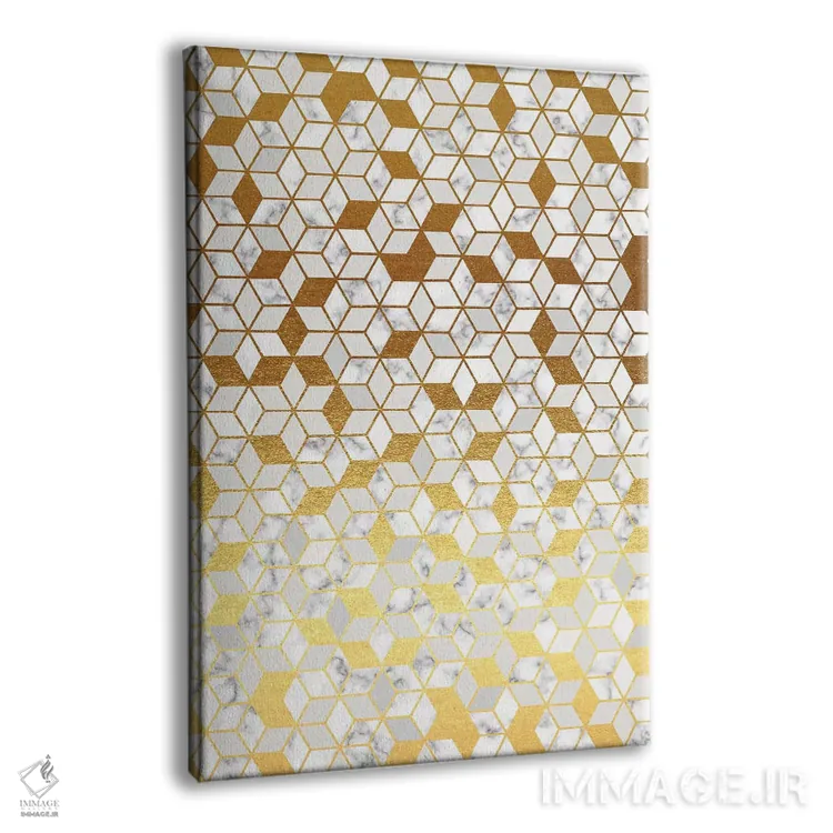 تابلو انتزاعی ترازو ۳ اثر ژان کلی - نمای پرسپکتیو محصول