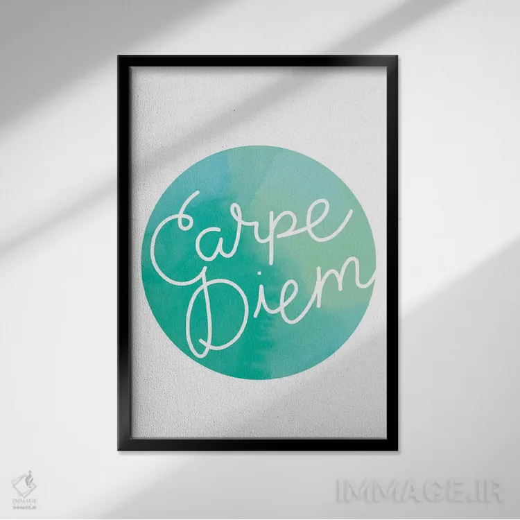 تابلو دکوراتیو پسر تتون اثر ژان کلی - نمای قابدار مشکی