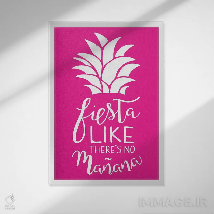 تابلو دکوراتیو جشن اثر ژان کلی - نمای قابدار سفید