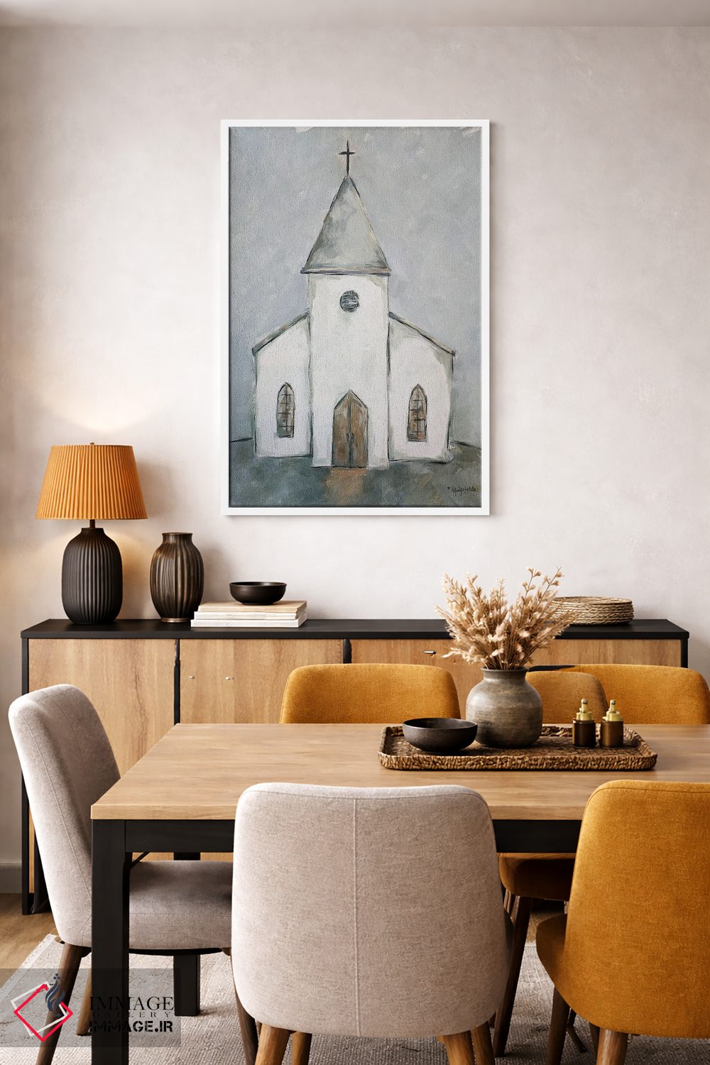 تابلو دکوراتیو عصر کلیسا اثر جنیفر هولدن - D5W