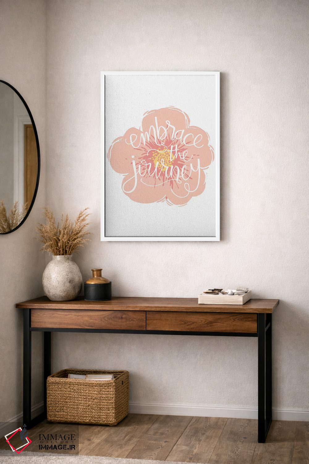 تابلو دکوراتیو گل های یاقوت کبود اثر ژان کلی - D2W