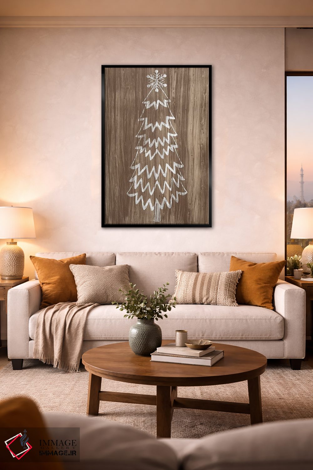 تابلو دکوراتیو سرزمین چوب انباری ۸ اثر جون اریکا وس - D1B