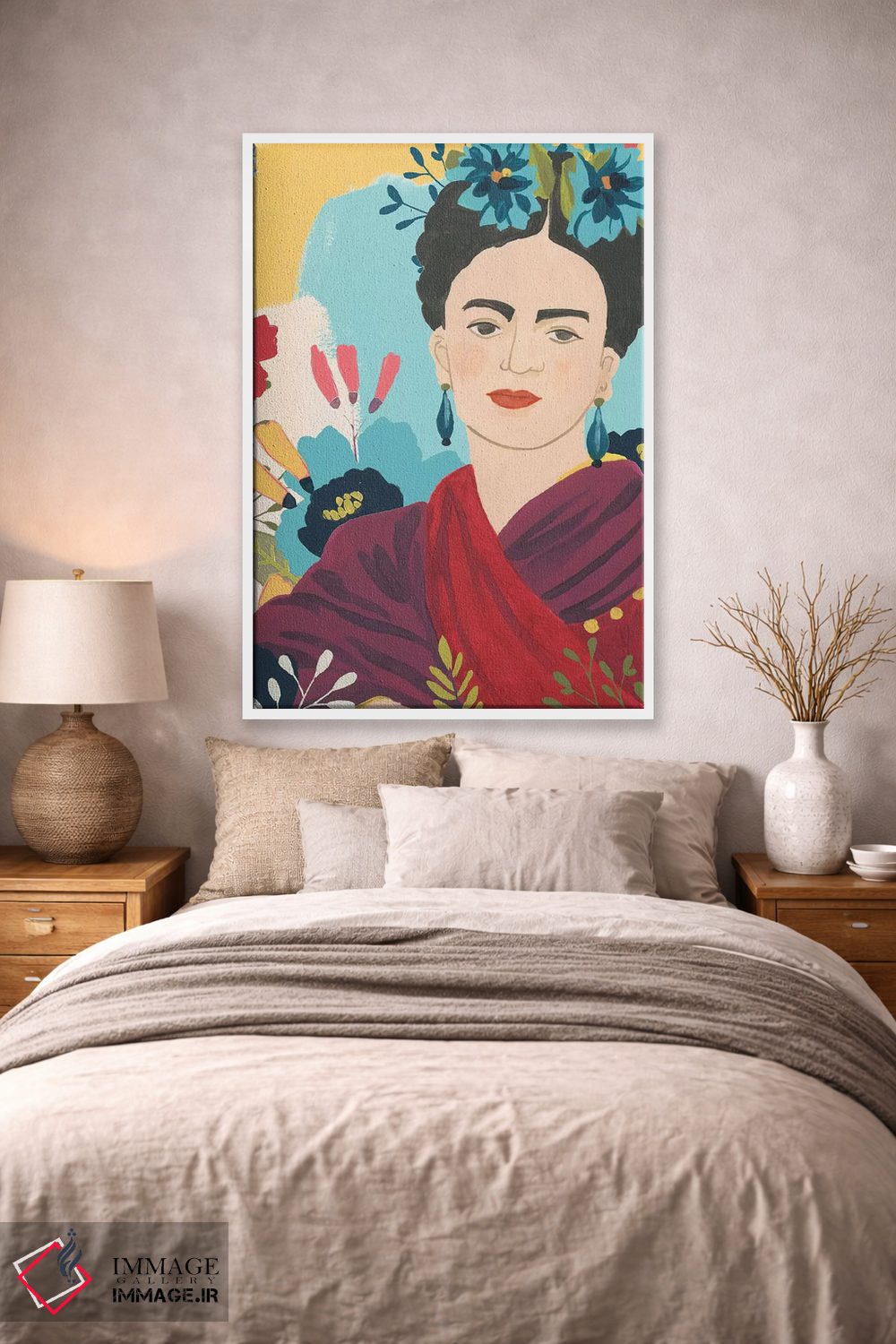 تابلو دکوراتیو باغ فریدا دو اثر جون اریکا وس - D1W