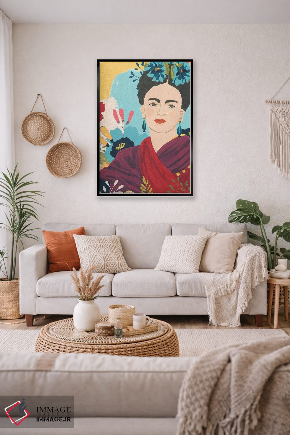 تابلو دکوراتیو باغ فریدا دو اثر جون اریکا وس - D2B