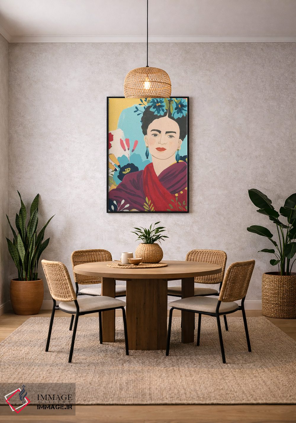 تابلو دکوراتیو باغ فریدا دو اثر جون اریکا وس - D3B
